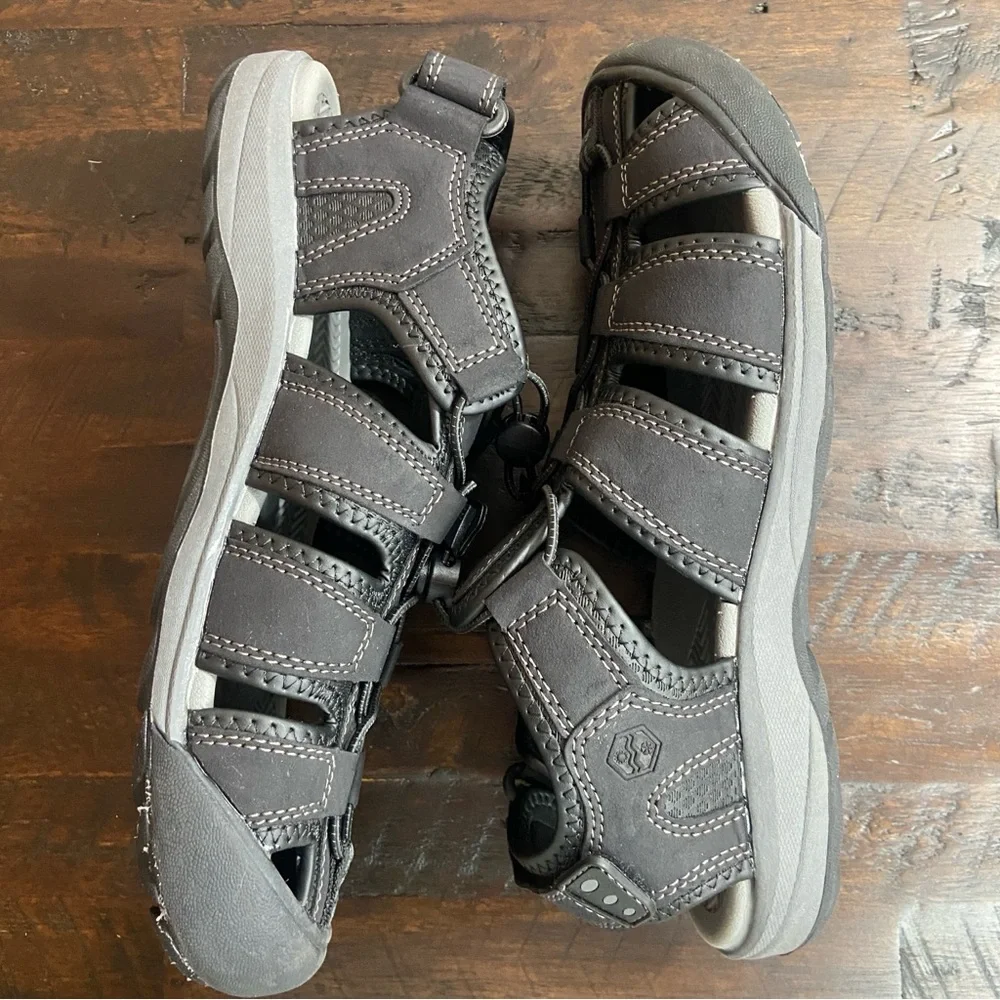 Khombu Men’s Travis Active Sandal Black Size 9
